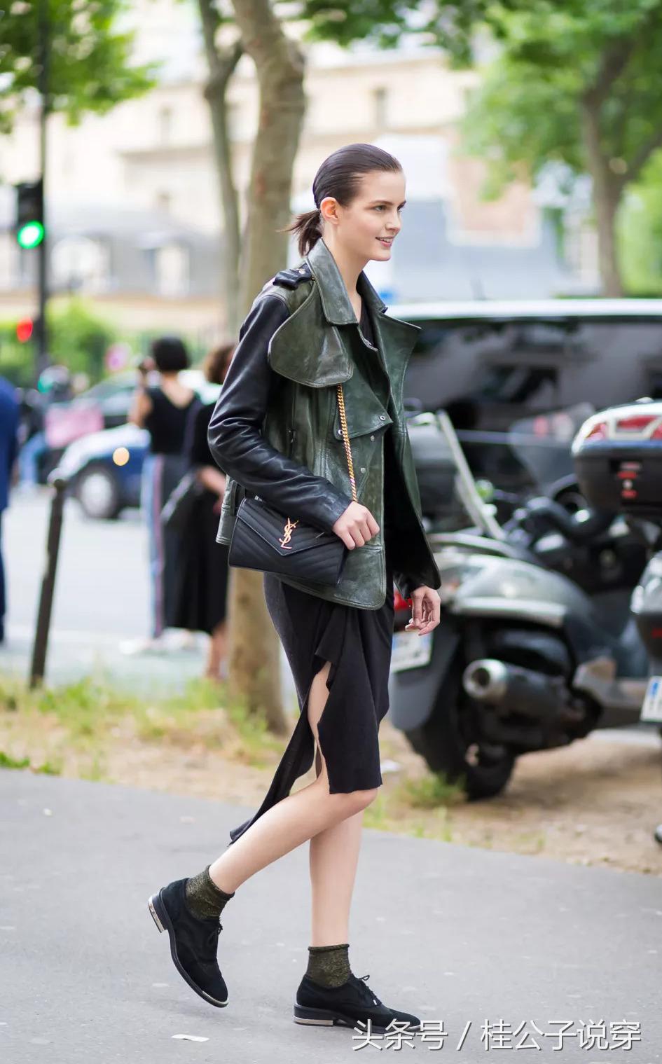 入秋皮衣推荐,早秋帅气干练皮衣