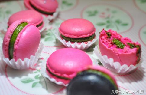 无需熬糖法式奶油马卡龙香酥甜糯,法式马卡龙和意式马卡龙哪个简单