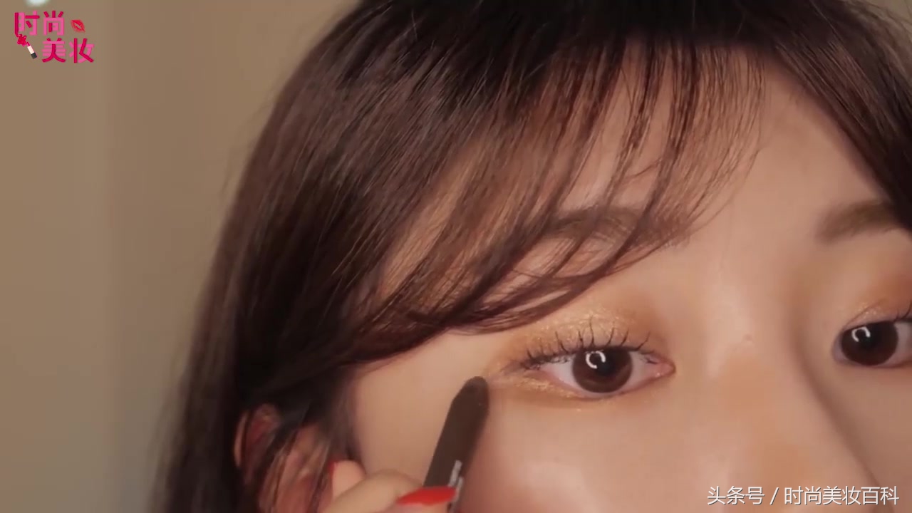 帅气大地色眼妆教程日常化妆,眼妆教程大地色系慢教程