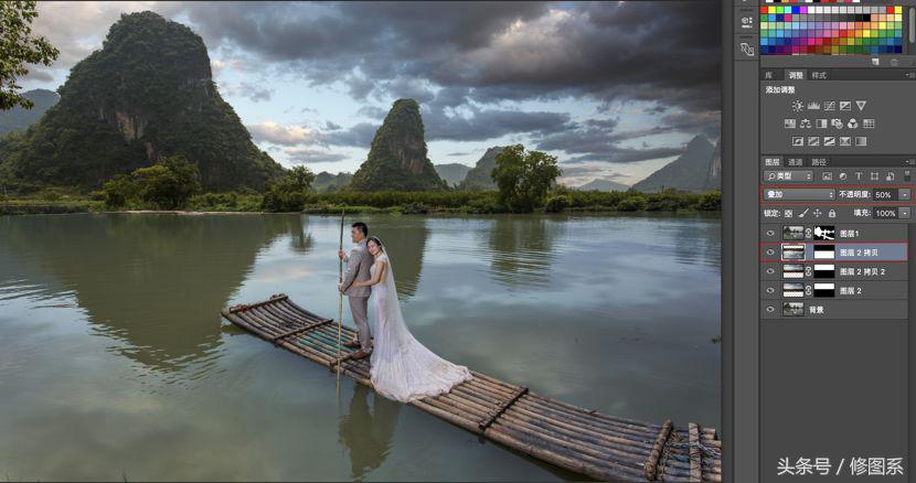 ps图层混合模式计算公式是什么,ps合并图层如何保留混合模式效果