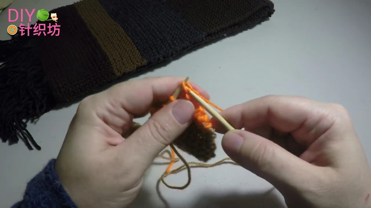 男士围巾棒针编织款式大全,男士手工编织围巾需要起多少针