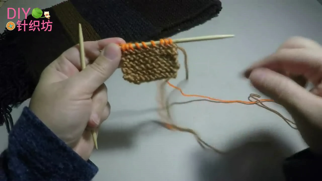 男士围巾棒针编织款式大全,男士手工编织围巾需要起多少针