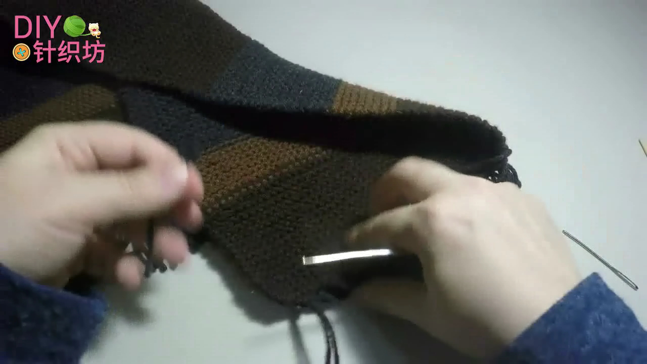 男士围巾棒针编织款式大全,男士手工编织围巾需要起多少针