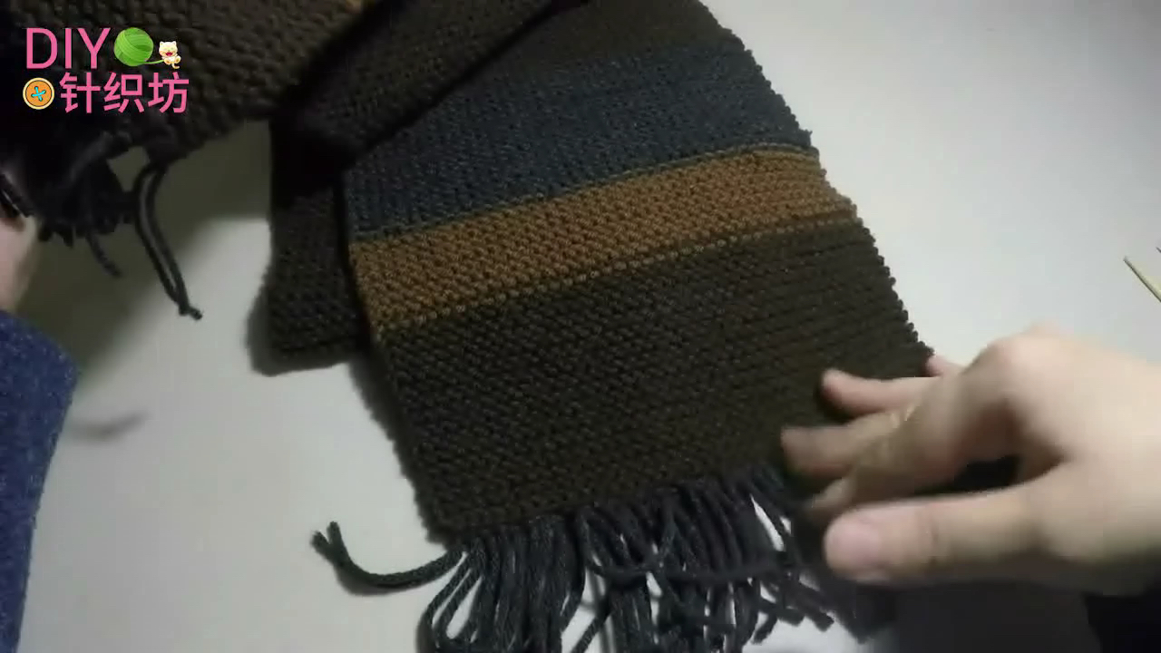 男士围巾棒针编织款式大全,男士手工编织围巾需要起多少针