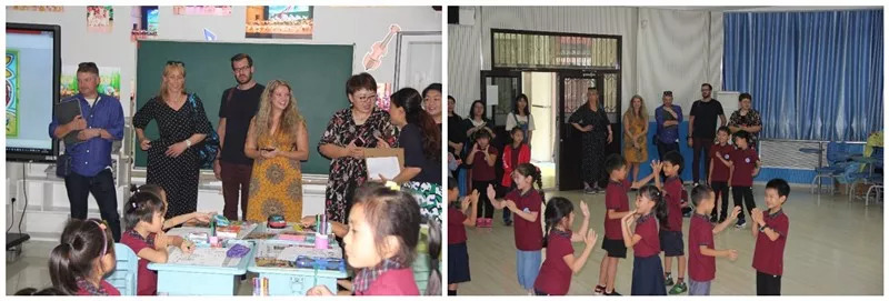 文化交流教育共融——英国客人到访北京市第十八中学附属实验小学