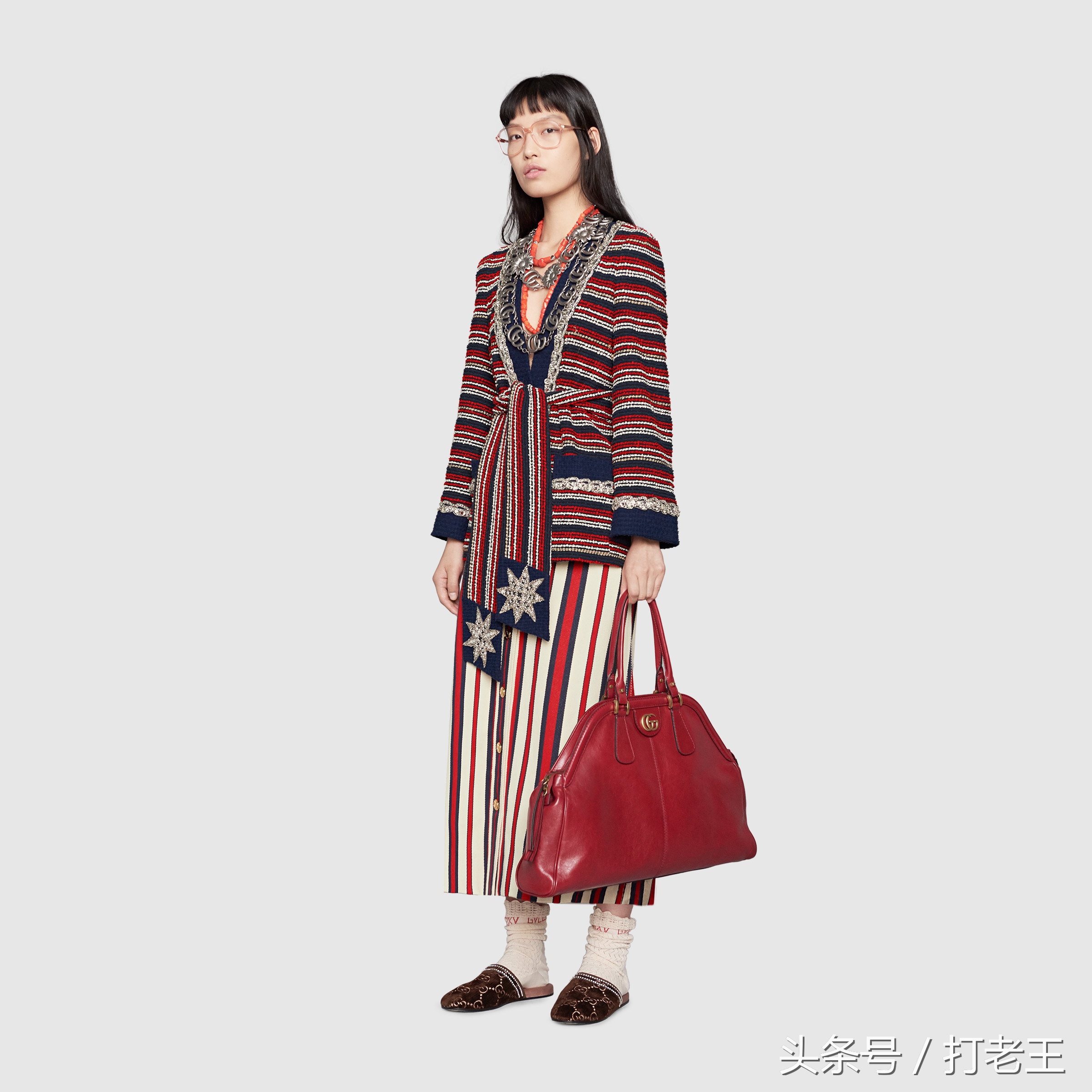 古驰gucci蛇纹外套,gucci古驰廓形平纹针织夹克外套