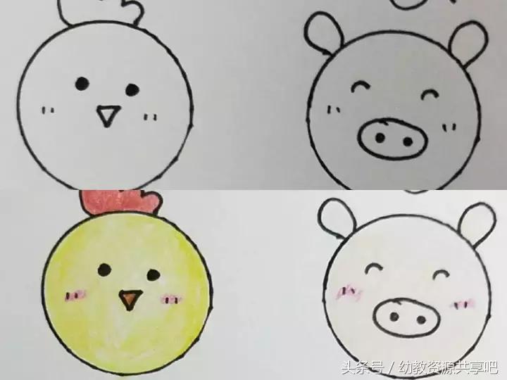 幼儿简笔画万能背景,少儿简笔画大全爸爸妈妈