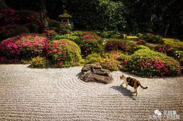 枯山水的造园手法,枯山水画法