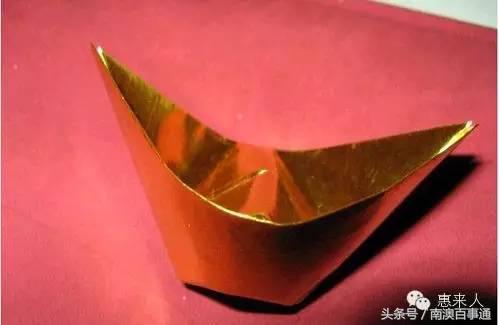 潮汕中秋拜月娘折纸简单教程,潮汕拜月娘折元宝莲花