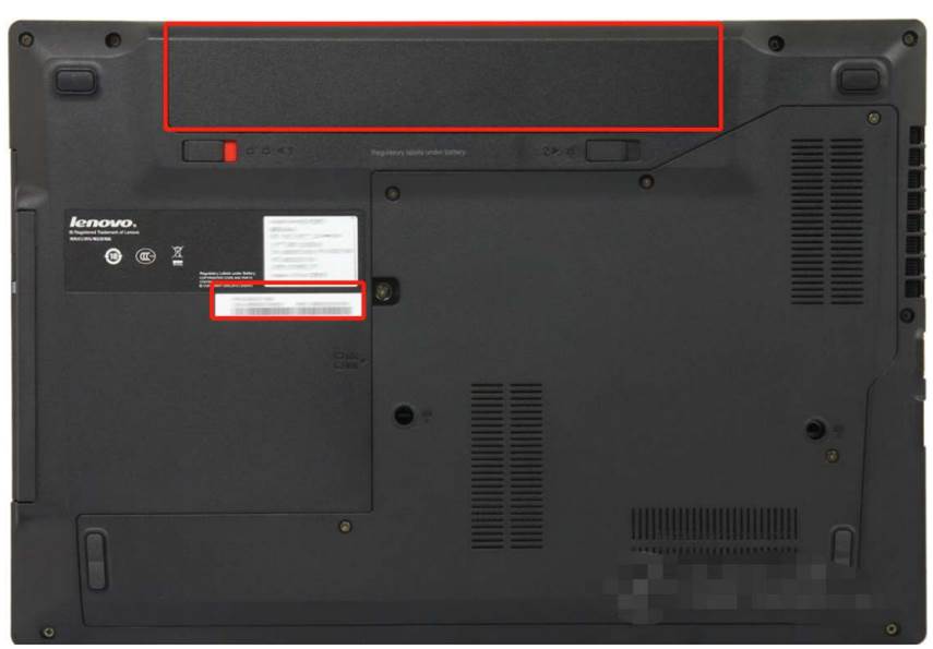 联想笔记本电脑G400电池,联想笔记本电脑的电池在哪个部位