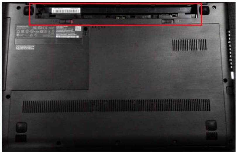 联想笔记本电脑G400电池,联想笔记本电脑的电池在哪个部位