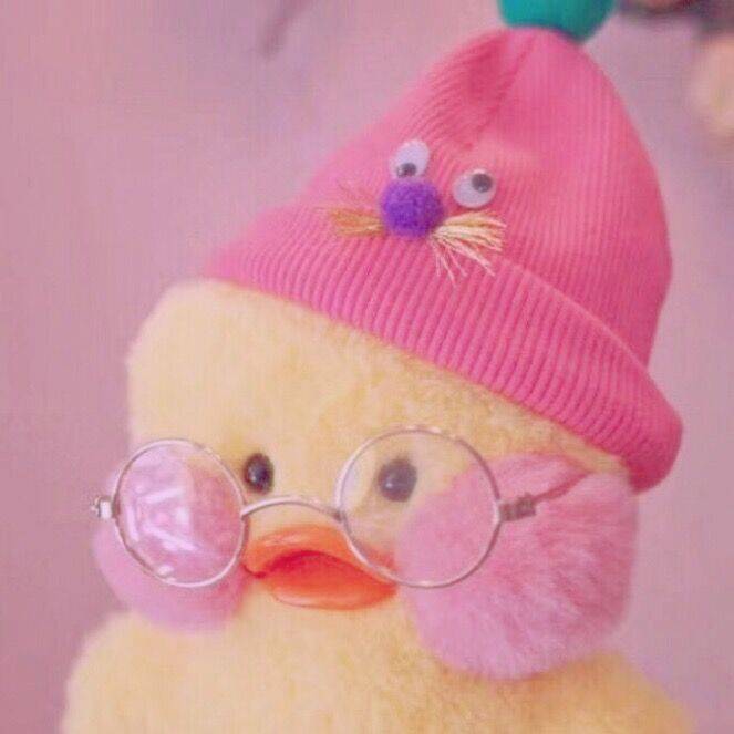 「玻尿酸鸭头像」呆萌小黄鸭头像