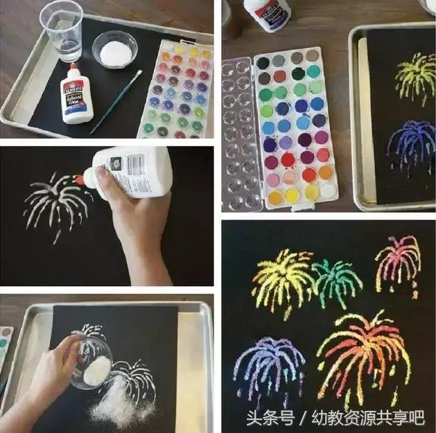 幼儿园儿童手工制作国庆节的图片,利用废品制作国庆节的手工三轮车