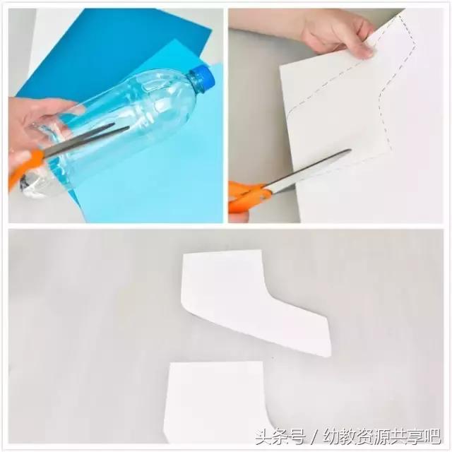 幼儿园儿童手工制作国庆节的图片,利用废品制作国庆节的手工三轮车