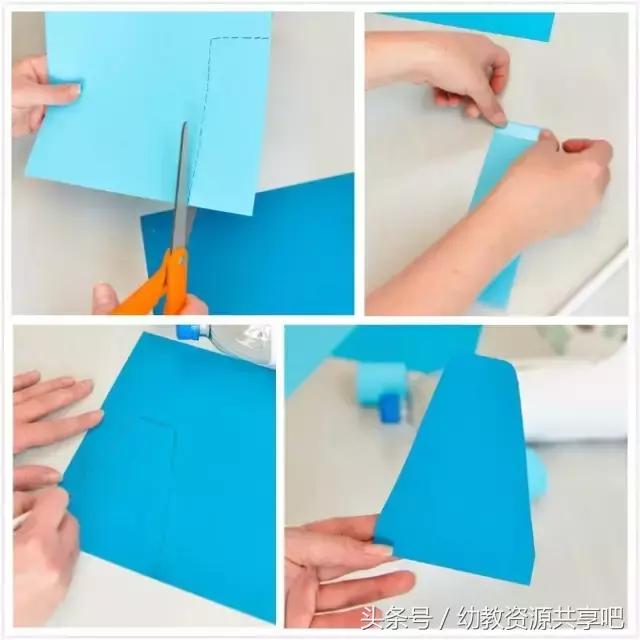 幼儿园儿童手工制作国庆节的图片,利用废品制作国庆节的手工三轮车