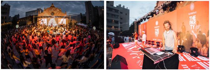 lululemon长春首场热汗活动,lululemon北京三里屯热汗派对