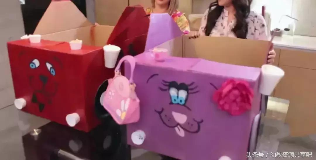 快递纸箱、一次性纸杯还能这么玩？老师们也太有创意了吧~