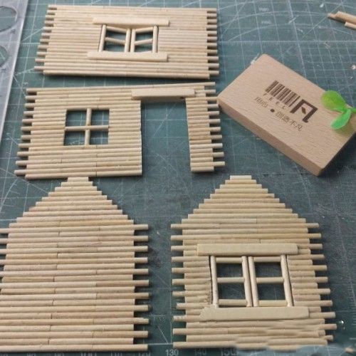 用牙签制作精美小木屋的视频,如何用牙签做成小木屋教程