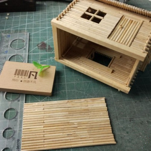用牙签制作精美小木屋的视频,如何用牙签做成小木屋教程