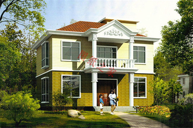 50套农村两层别墅效果图,十款经典农村二层半别墅效果图