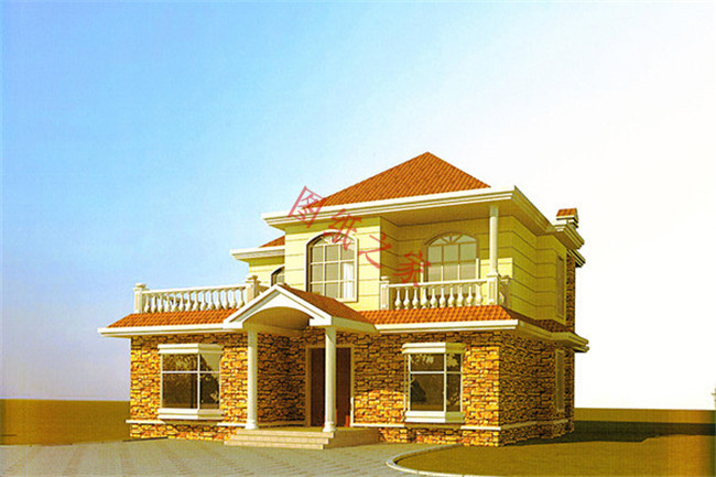 50套农村两层别墅效果图,十款经典农村二层半别墅效果图