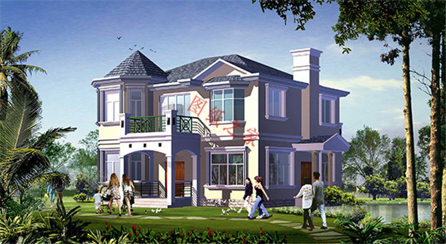 50套农村两层别墅效果图,十款经典农村二层半别墅效果图