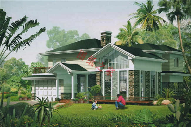 50套农村两层别墅效果图,十款经典农村二层半别墅效果图