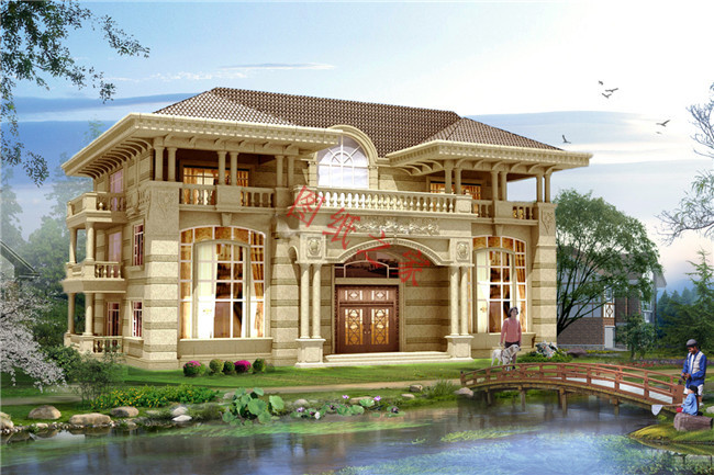 50套农村两层别墅效果图,十款经典农村二层半别墅效果图