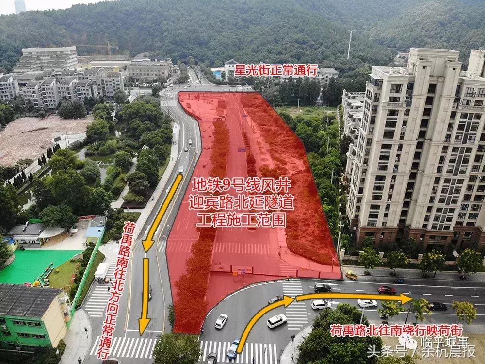 临平路南北通道匝道出入口,又一条隧道开通了吗