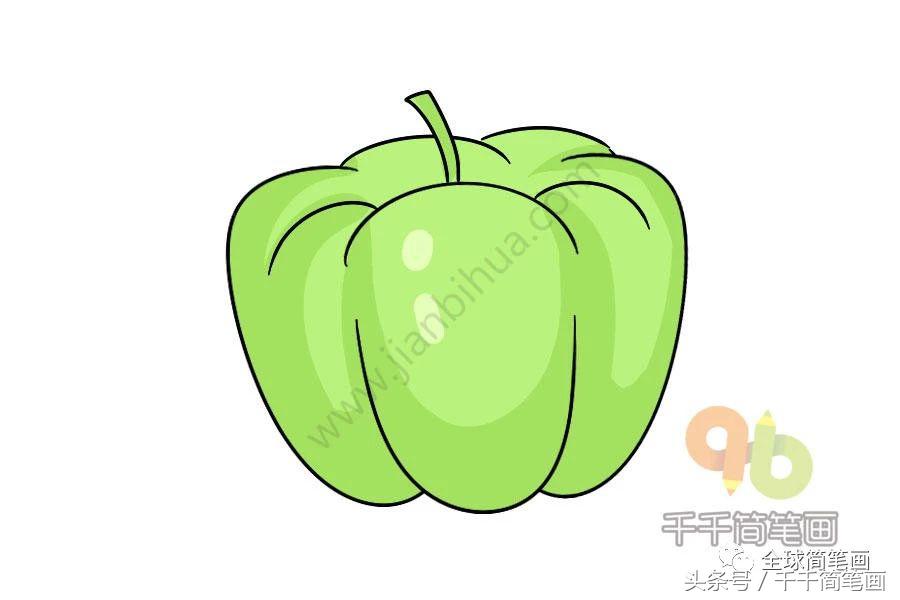 儿歌多多蔬菜水果简笔画,100种儿童简单简笔画水果蔬菜