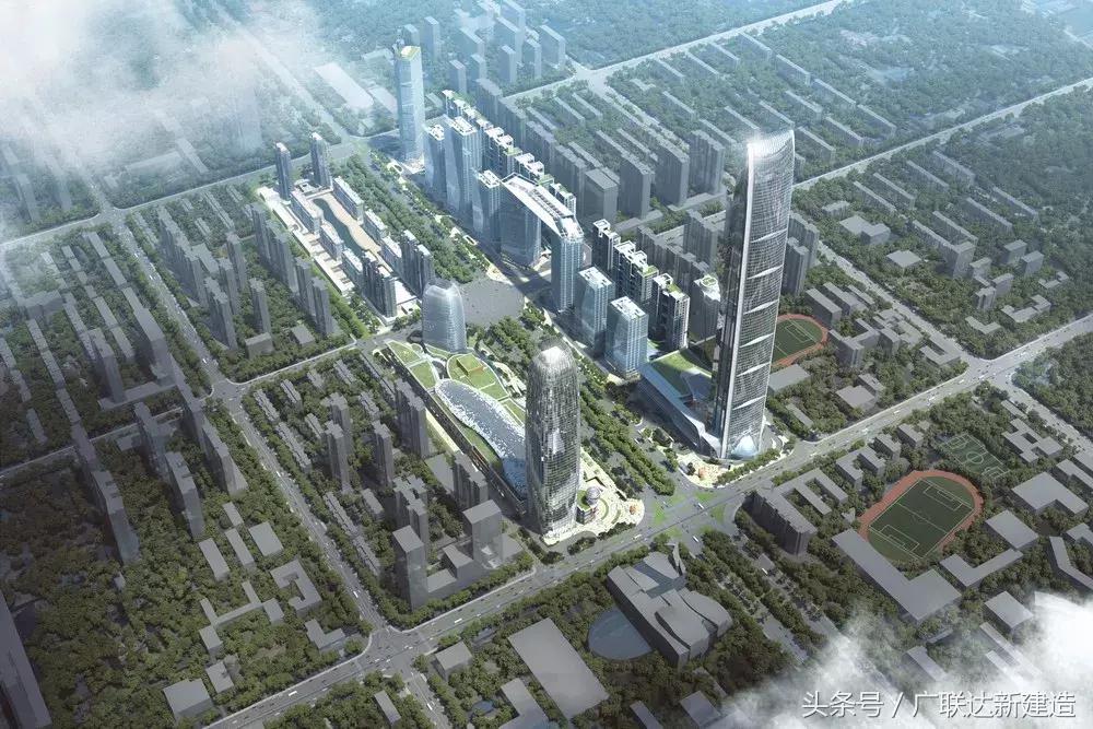 石家庄天山世界门450米高楼进度,天山世界门450米高楼进度