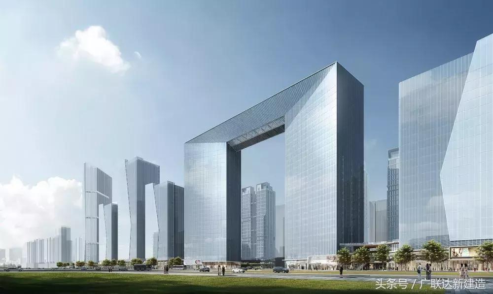 石家庄天山世界门450米高楼进度,天山世界门450米高楼进度