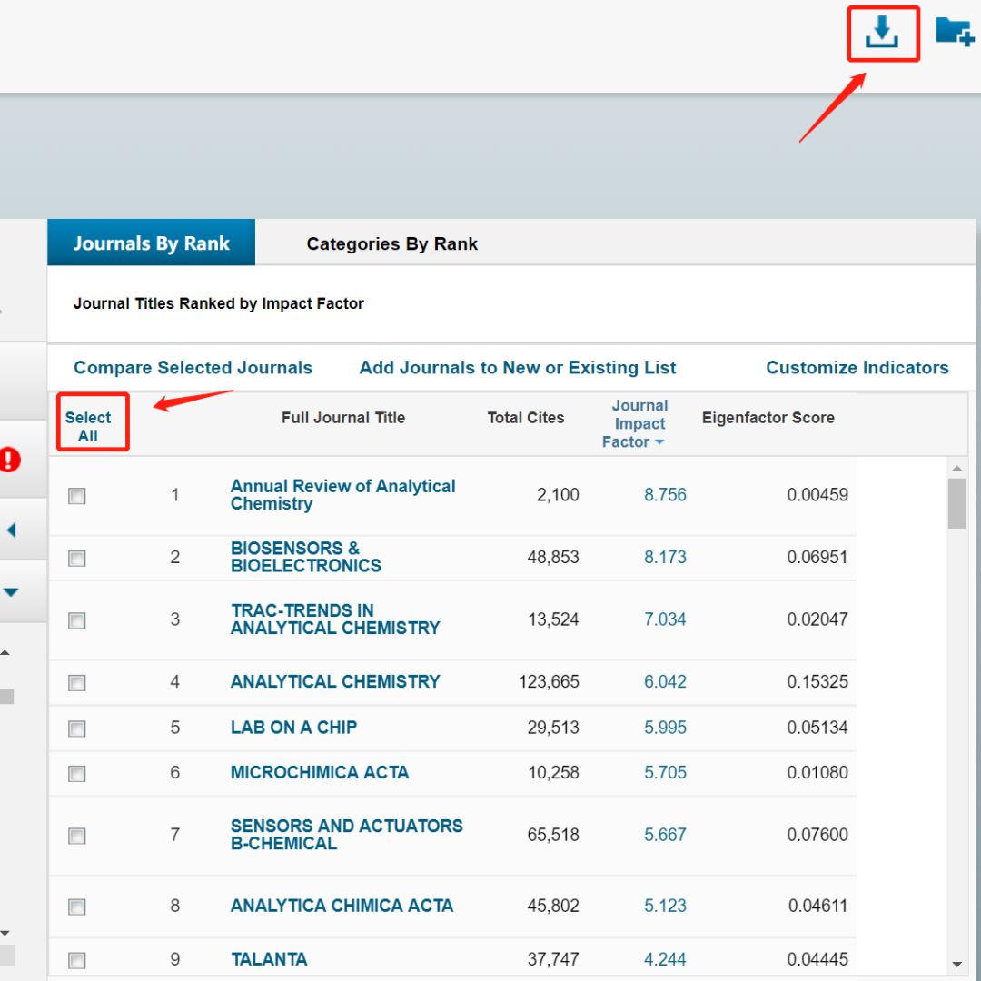 如何搜索你所在领域的SCI杂志及排名?