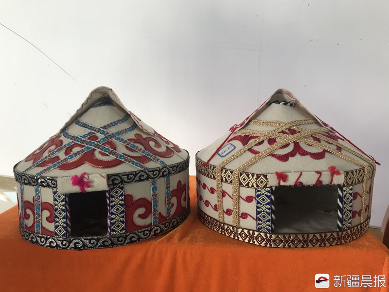 阿勒泰哈萨克族手工花毡,哈萨克族花毡