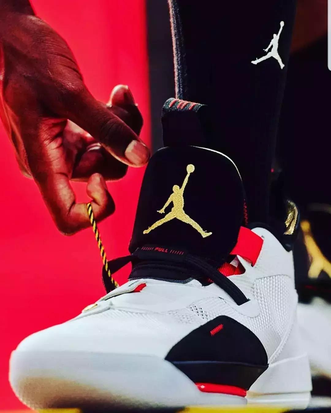 郭艾伦aj33鞋带,aj312郭艾伦鞋带怎么系好看