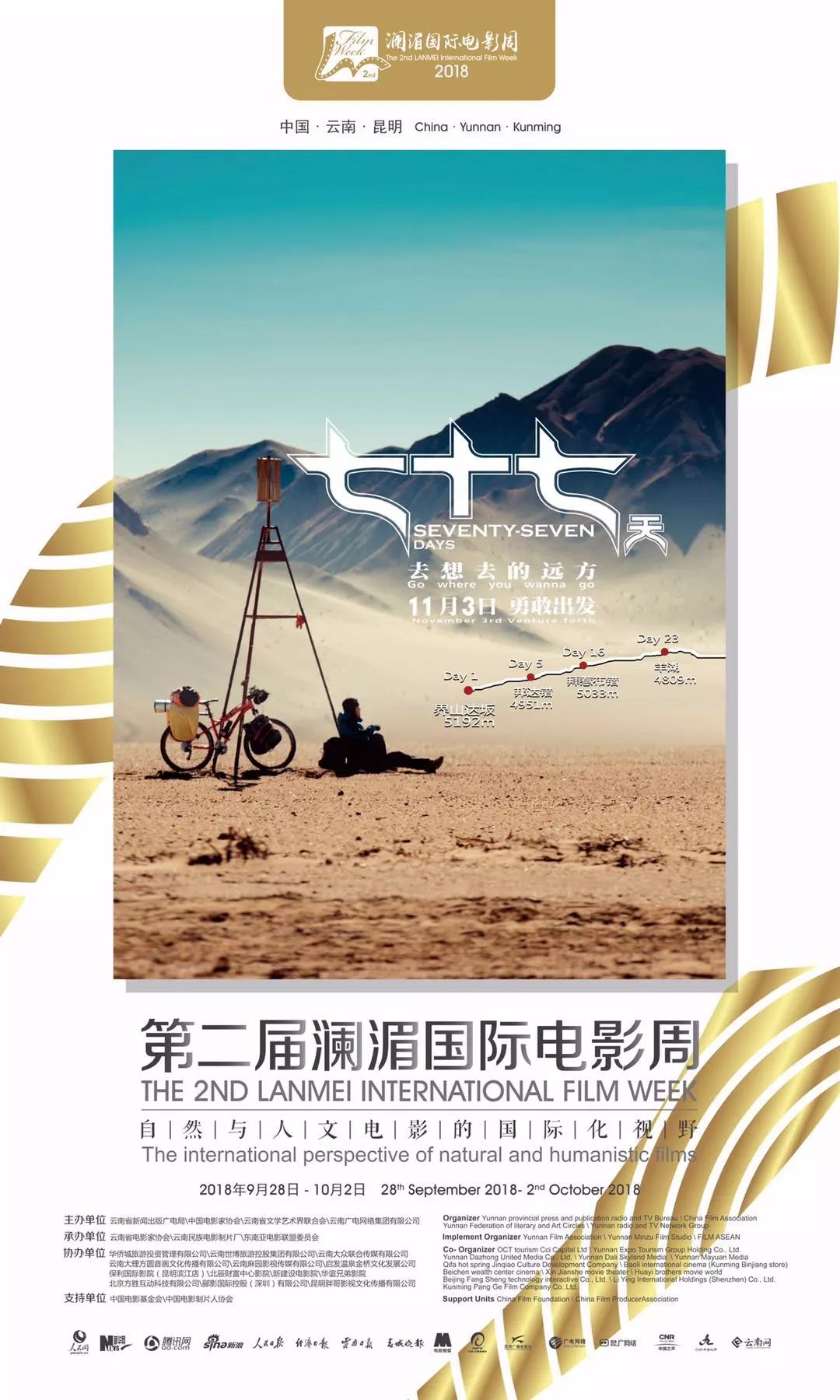 澜湄国际电影周第四届王砚辉,第五届澜湄国际电影周昆明开幕