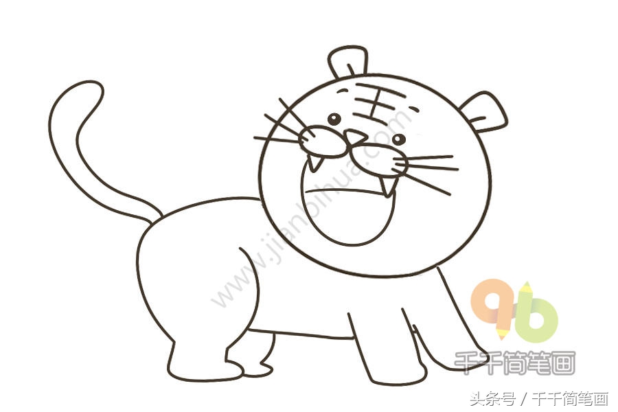 儿童数字简笔画1到10画各种动物,1000000个可爱动物简笔画