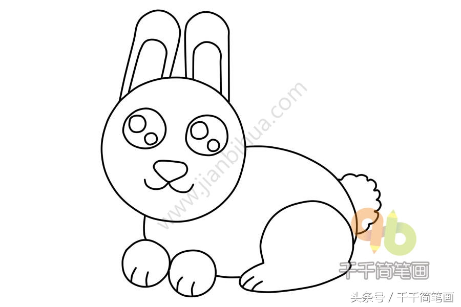 儿童数字简笔画1到10画各种动物,1000000个可爱动物简笔画