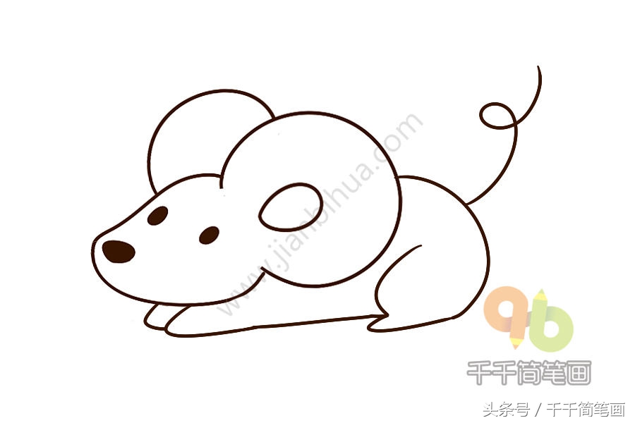 儿童数字简笔画1到10画各种动物,1000000个可爱动物简笔画