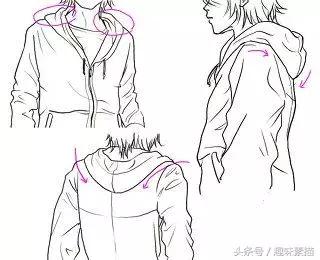 素描帽子正面的画法,回族男子的帽子画法