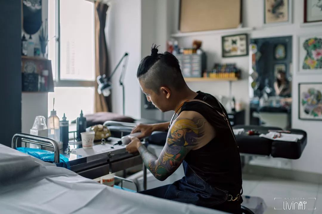 纹身大师转行,肖彬义乌