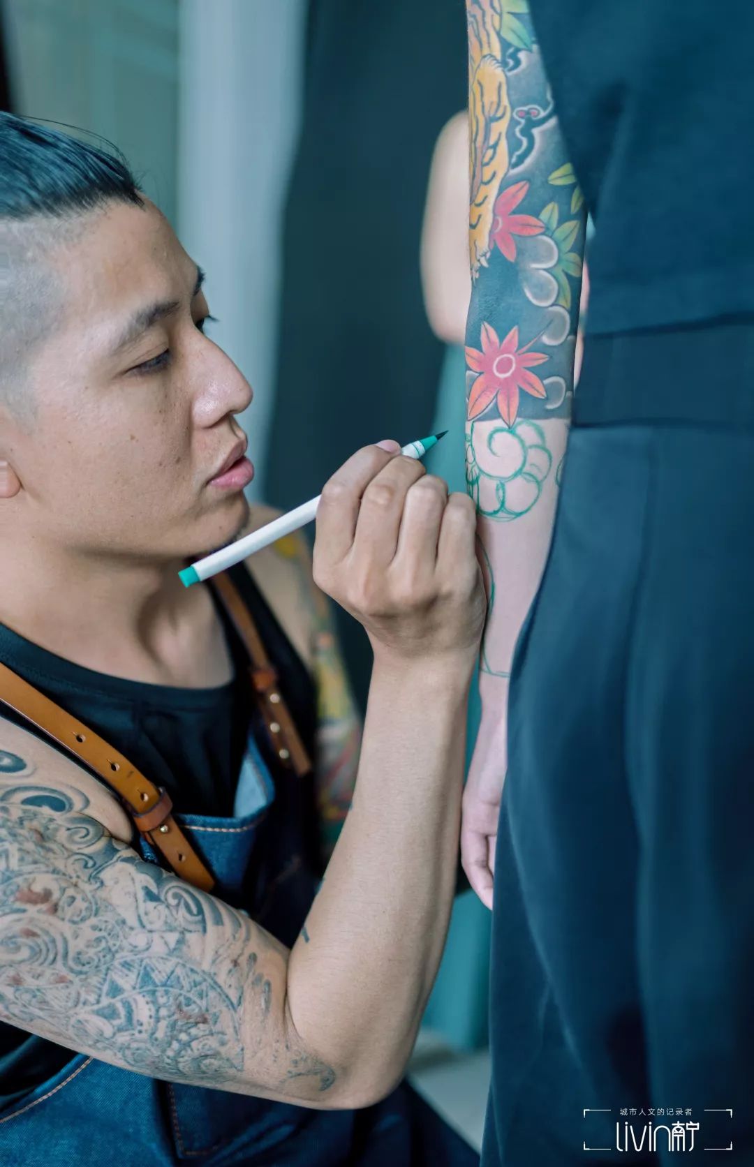 纹身大师转行,肖彬义乌