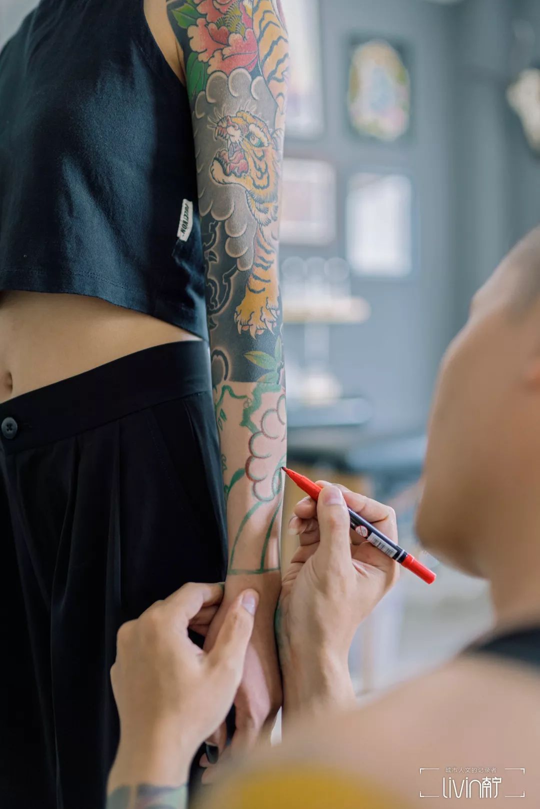 纹身大师转行,肖彬义乌