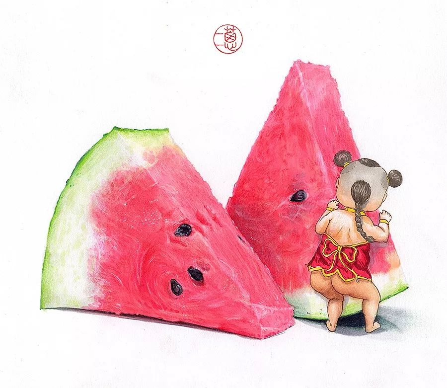 拥有800万超高人气，看看这位大神，是如何用水溶彩……