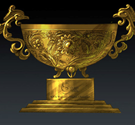 中网冠军,中网男单冠军奖杯