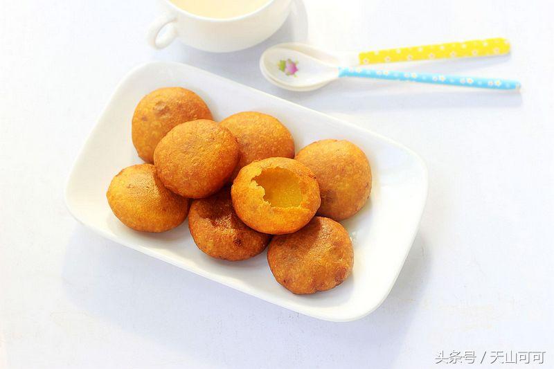 怎么炸南瓜饼又酥又脆,炸南瓜饼的正确方法