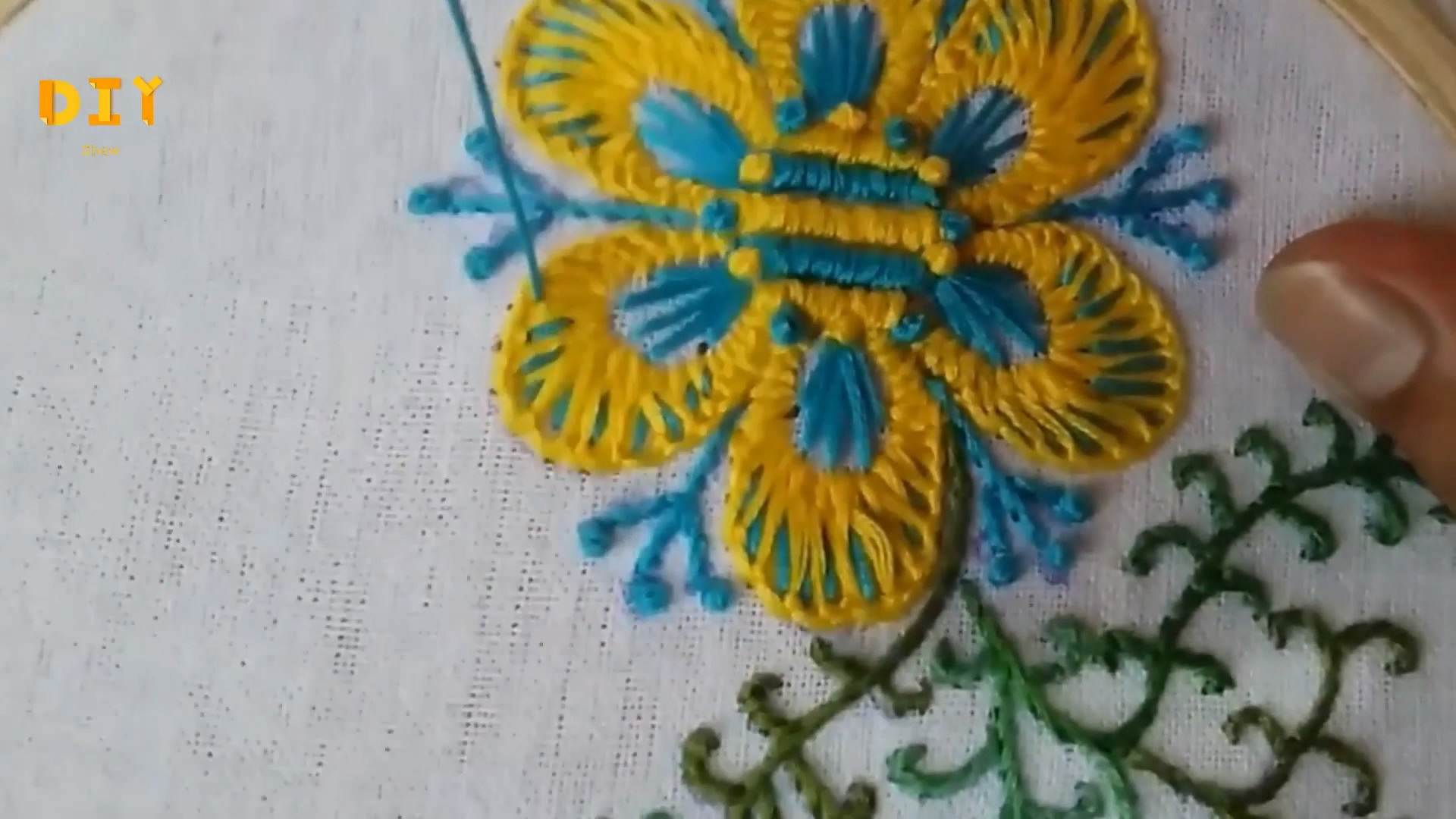 手工刺绣怎么做教程,DIY刺绣手工教程