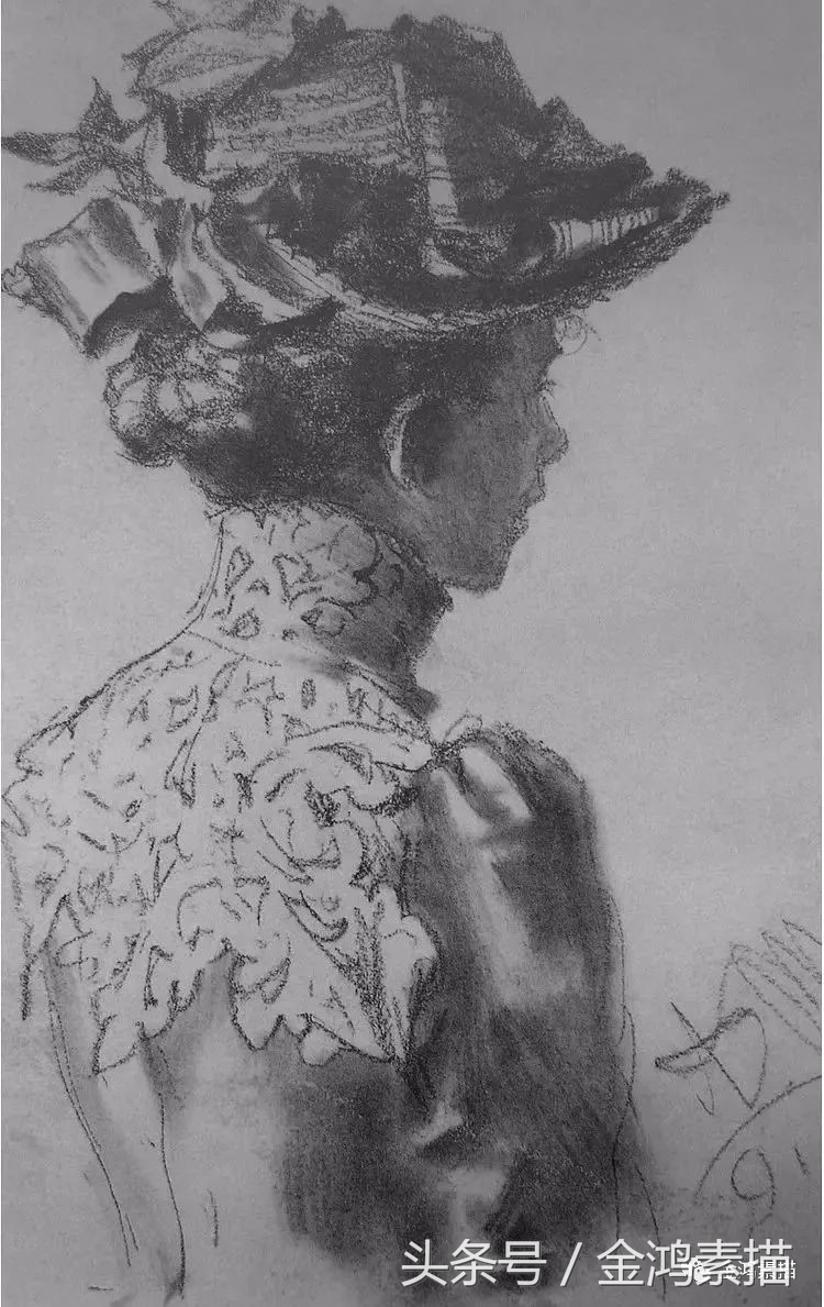 挪威女性素描画家,素描最厉害的画家