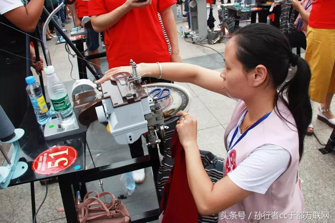 于都服装技能大赛,于都纺织服装博览会会场