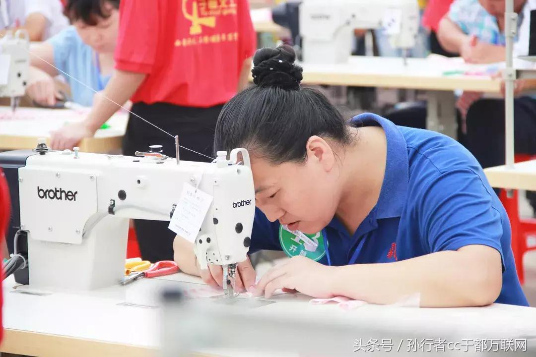 于都服装技能大赛,于都纺织服装博览会会场